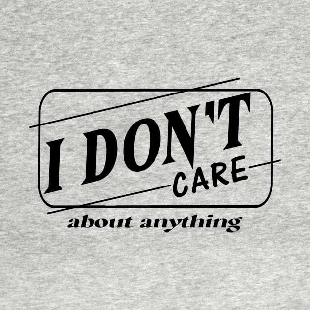 i dont care by art test